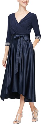 Alex Evenings Women's Satin Ballgown Formal