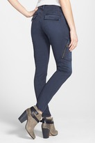 Thumbnail for your product : Rag and Bone 3856 rag & bone/JEAN 'Bowery' Cargo Skinny Jeans (Distressed Navy)