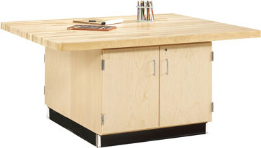 Shain Four Station Wooden Workstation