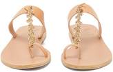 Thumbnail for your product : Ancient Greek Sandals Iris Beaded-chain Leather Sandals - Womens - Tan