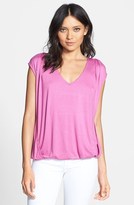 Thumbnail for your product : Ella Moss 'Stella' Wrap Detail Tee