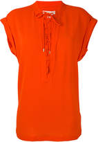 Thumbnail for your product : MICHAEL Michael Kors front lace-up detail top