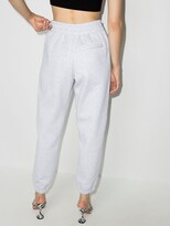 Thumbnail for your product : Alexander Wang Puff-Paint Logo-Embossed Track Pants