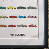 Thumbnail for your product : Carvolution® - Your life in cars Classic Car Decades Unframed Art Print