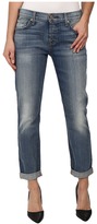 Thumbnail for your product : 7 For All Mankind Josefina w/ Rolled Hem in Slim Illusion Dusty Vintage Blue