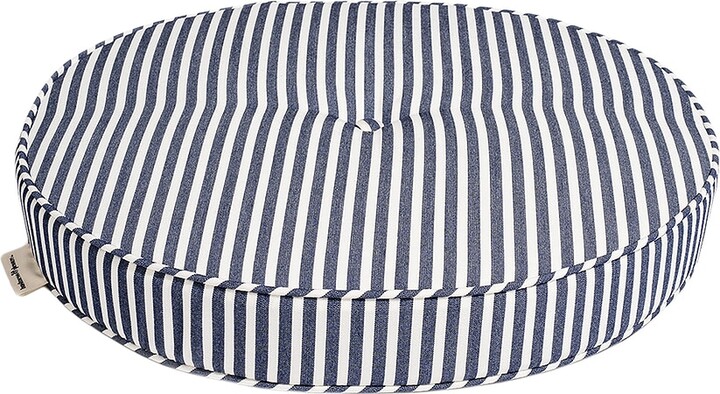 business & pleasure co. Circular Pillow in Navy