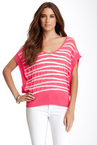 Thumbnail for your product : Qi Stripe Cocoon Sweater