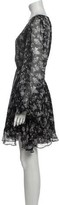 Thumbnail for your product : Caroline Constas Silk Mini Dress Black