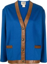 1970s pre-owned V-neck wool jacket 