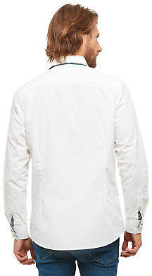 Joe Browns Mens Long Sleeve Triple Collar Cotton Shirt