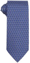 Thumbnail for your product : Ferragamo navy palm tree and sun pattern printed silk tie