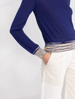 Thumbnail for your product : Missoni Contrasting-Panel Long-Sleeve Top