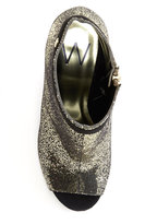 Thumbnail for your product : Wallis Gold Peep Toe Shoe Boot