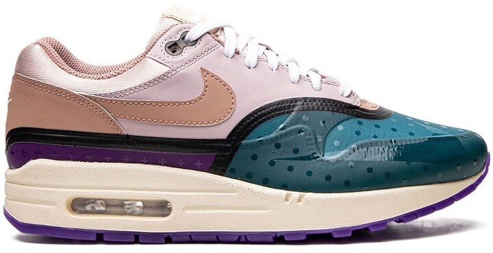 Nike Air Max 1 "Plum Fog Fossil Rose" sneakers - ShopStyle