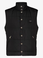 Thumbnail for your product : Dolce & Gabbana Chest Badge Button-Down Gilet Jacket