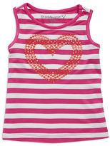 Thumbnail for your product : Design History Girls 2-6x Striped Heart Tank