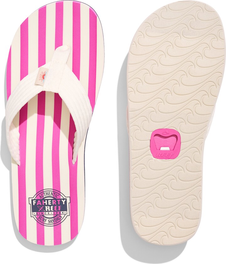 Reef Faherty X Women's OG Stripe Flip Flop - ShopStyle Sandals