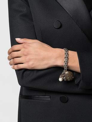 Alexander McQueen Seashell charm bracelet