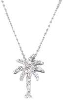 Thumbnail for your product : Roberto Coin Tiny Treasures Diamond & 18K White Gold Palm Tree Pendant Necklace