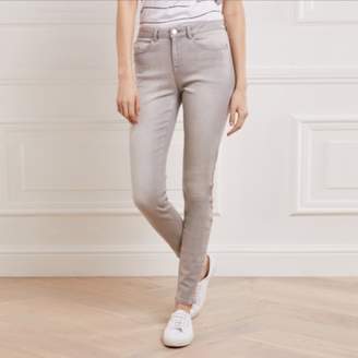 The White Company Symons Skinny Jeans - 30, Pale Grey, 6