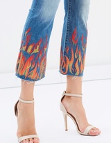 Thumbnail for your product : Mother Insider Crop Fray Jeans