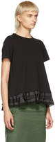 Thumbnail for your product : Sacai Black Cotton Jersey T-Shirt