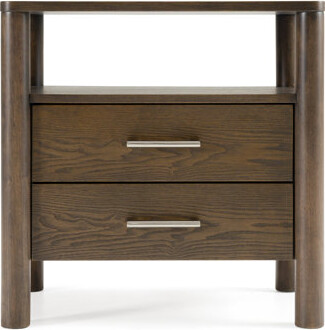 Ebern Designs Paradis - Modern Wenge Nightstand