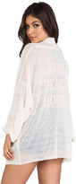 Thumbnail for your product : Wildfox Couture Slouch Nude Beach Cardigan