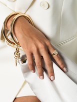 Thumbnail for your product : Kimai 18kt Yellow Gold Pavé Diamond Signet Ring
