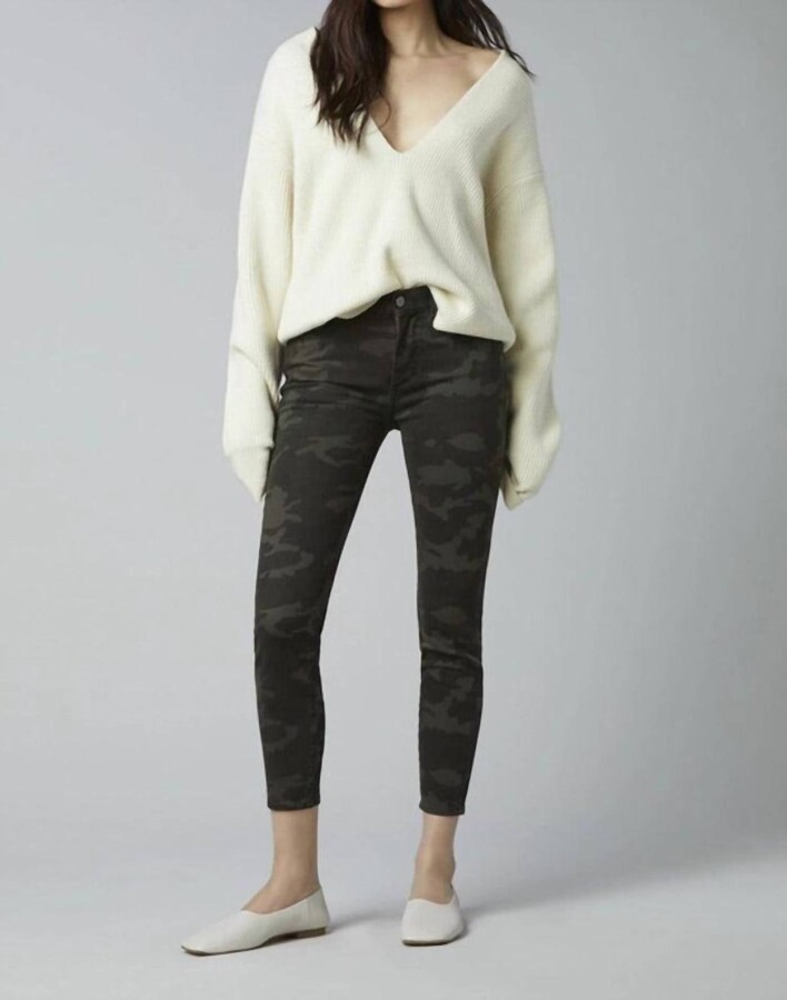 DL1961 - Women's Florence Skinny Mid Rise Jeans In Camouflage