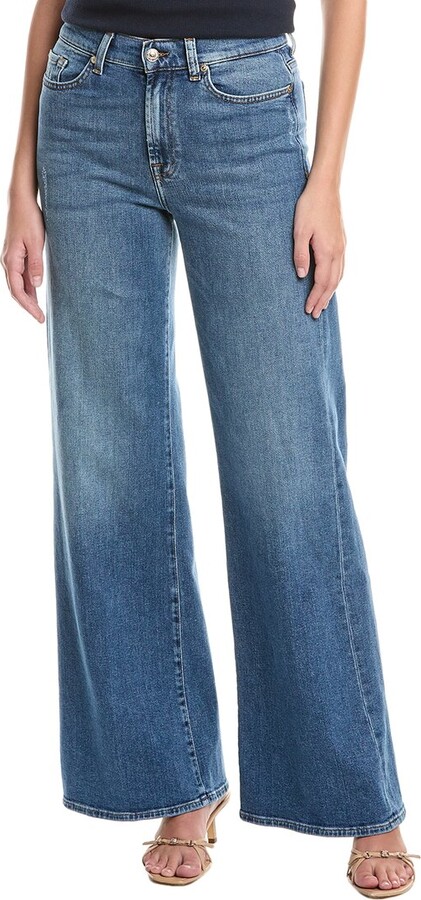 7 For All Mankind Lotta Agadir Wide Leg Jean