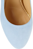 Thumbnail for your product : Charlotte Olympia Sweet Dolly suede pumps