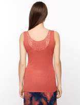 Thumbnail for your product : A Pea in the Pod Crochet Detail Maternity Tank Top