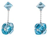 Thumbnail for your product : Paolo Costagli Blue Topaz Chain Drop Earrings