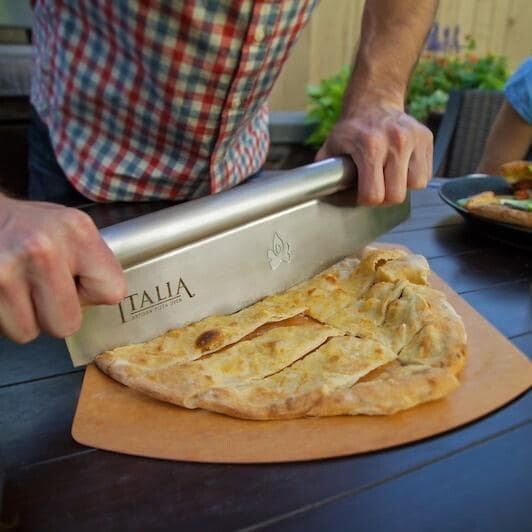 Camp Chef Italia 14" Stainless Steel Rocking Pizza Cutter