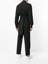 Thumbnail for your product : Hed Mayner belted wrap shirt