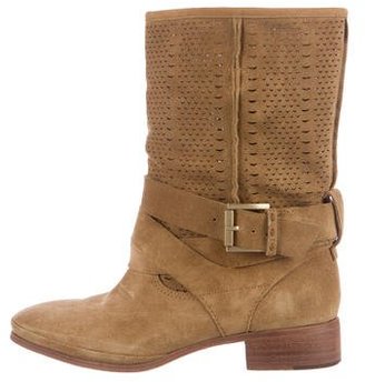 Belle by Sigerson Morrison Who Perforated Summer Suede Boots