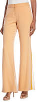 Thumbnail for your product : A.L.C. Victor Layered Flared-Leg Silk Pants