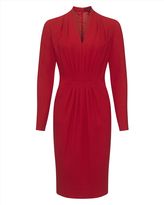 Thumbnail for your product : Jaeger Wool Gathered Front Dress