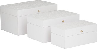 Novogratz Set of Three Engraved Keepsake Boxes