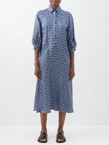 Thumbnail for your product : Max Mara Timoteo Dress - Blue Print