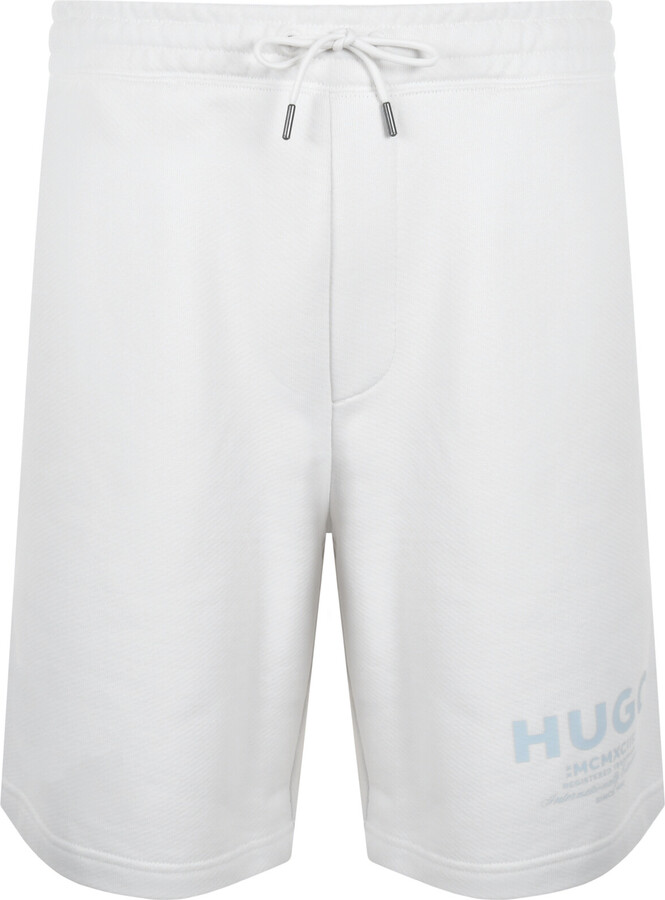 Hugo Blue Nomario Shorts White