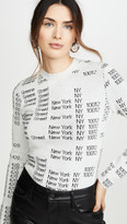 Thumbnail for your product : Proenza Schouler White Label Text Jacquard Crew Neck Pullover