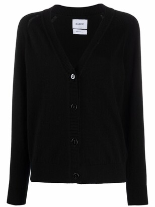 Barrie Rib-Trimmed Cashmere Cardigan