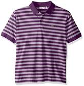 Thumbnail for your product : Lacoste Men's Short Sleeve Jersey Stripe Regular Fit Woven Shirt