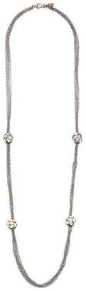 Kenneth Jay Lane Women's 5 Row Gm Chain Gm/Crystal Beaded Necklace