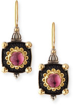 Thumbnail for your product : Konstantino Pink Tourmaline Square Drop Earrings