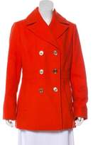 Thumbnail for your product : Michael Kors Wool Double-Breasted Coat Orange Wool Double-Breasted Coat