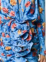Thumbnail for your product : Magda Butrym Silk Gathered Ruffle Dress