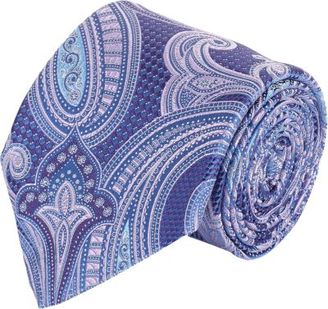 Ermenegildo Zegna Check & Paisley-Pattern Neck Tie
